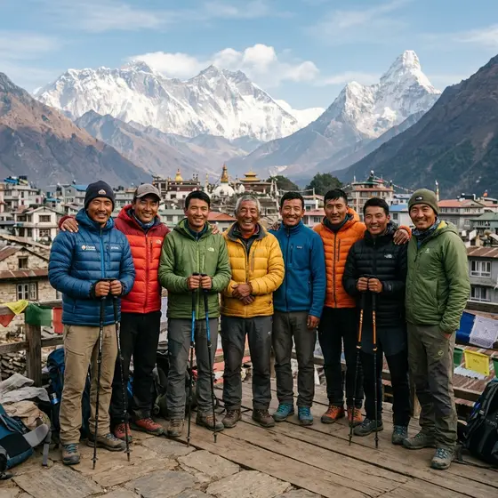 Go Trek Nepal Sherpa Guide Team